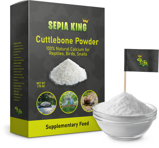 Sepia King Cuttlebone Powder - Dust Food for extra Calcium 1.75oz